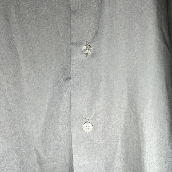 2 for $40 Grey Mens Button Down Mens Shirt - Picture 3 of 6